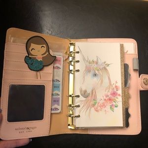 Rose gold Webster Pages Planner Folio